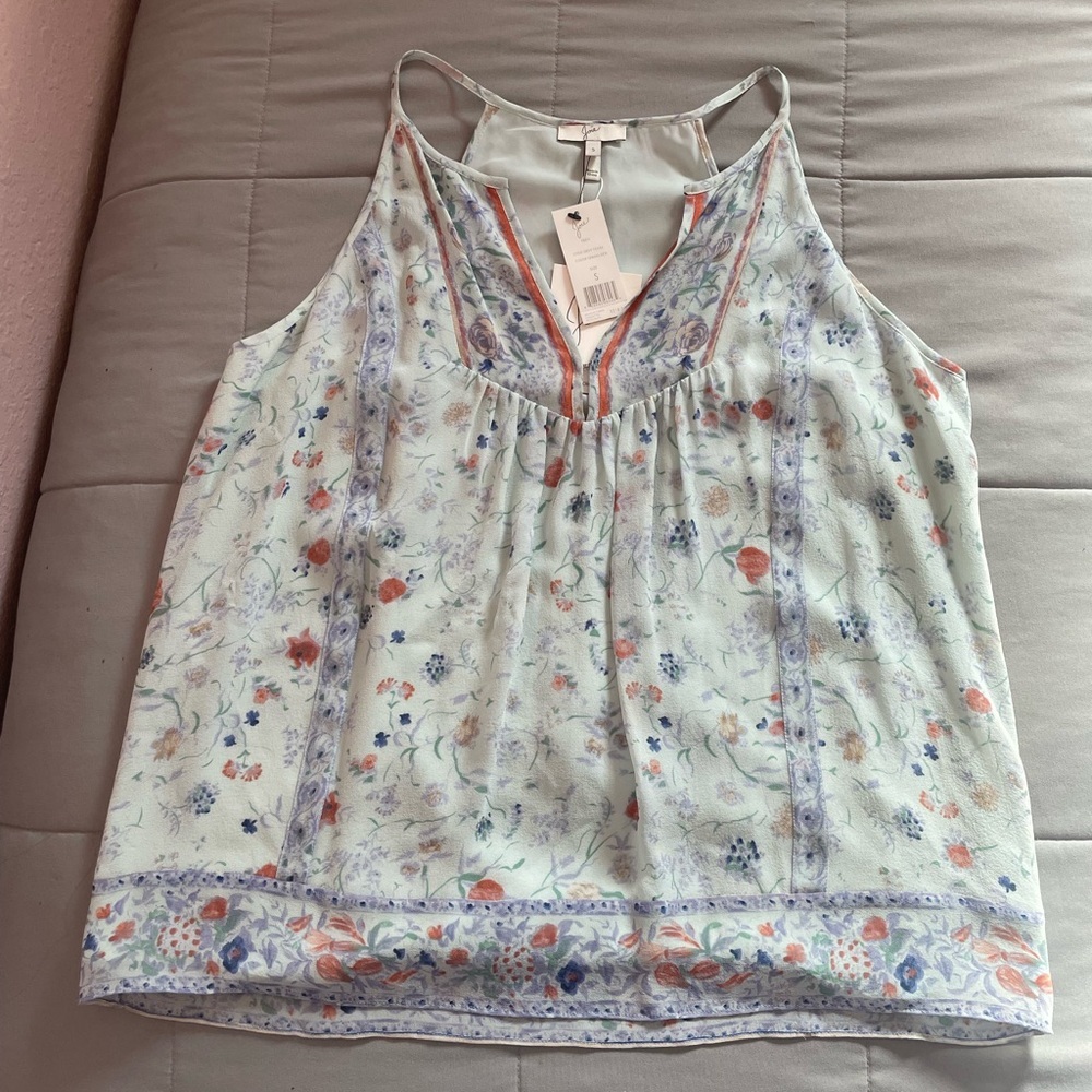 NWT Joie Trey Cami in Spring Dew | Joie Women’s Top - Picture 2 of 10
